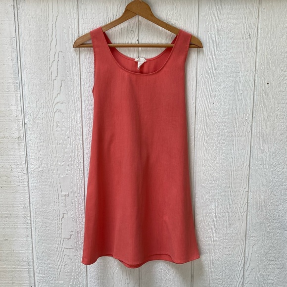 Coral Pink Mini dress - Picture 1 of 4